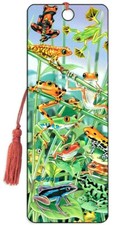 3D Bookmark Cute Frogs Gifts x Girls Him Her Kids Men Boys Animal Books Lover