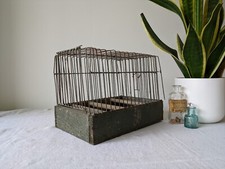 Vintage green wire show carry - wire,