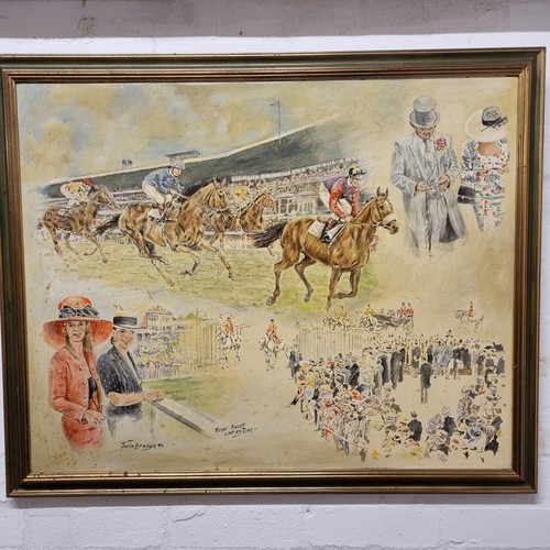Julie brennan signed oil - brennan,
