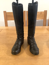Ariat bromont black leather riding boots size 2