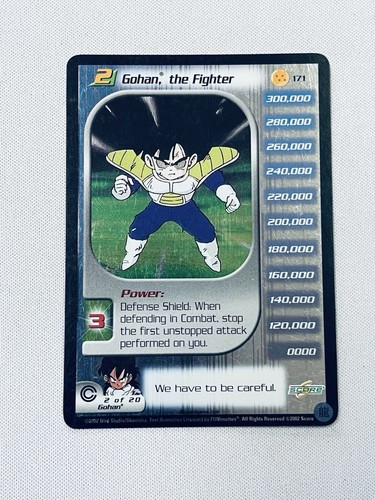 Dbz dragon ball foil - z, gohan