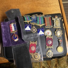 Vintage masonic RAOB set of 9