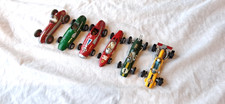 6 Vintage Corgi & Dinky Die-Cast Racing Cars-Vanwall-Cooper Maserati-Ferrari