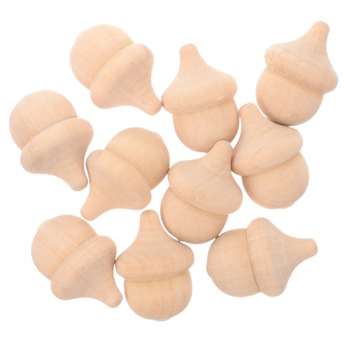 20pcs wood acorn - 20pcs,