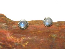 Round  MOONSTONE  Sterling