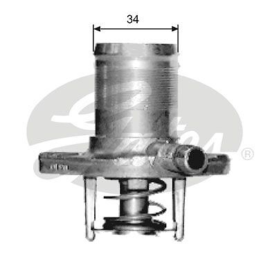 Gates thermostat for renault - for,