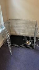 42” Dog Crate, Clip-on Water Bowl & Crate Cover