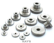 KNURLED THUMB NUTS STAINLESS