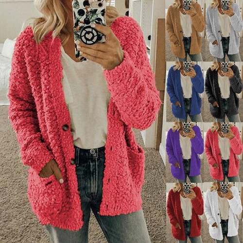Women teddy bear coat - teddy, ladies