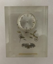 Lucite Paperweight Clear with