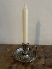 Antique Grenadier Silver Plated Chamber Candle holder