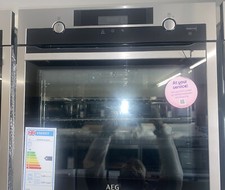 AEG BPS555020M Built in Single Steam Oven Stainless Steel Pyrolytic