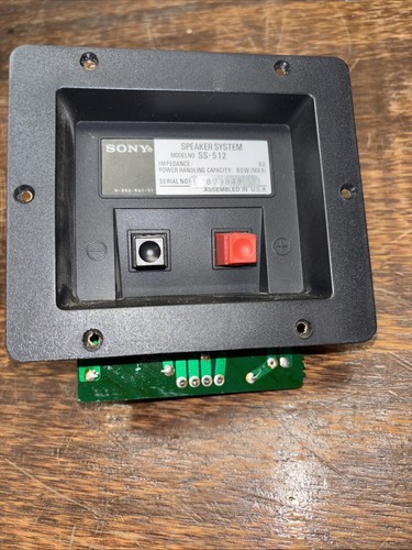 Sony 512 speaker crossover - sony, ss-512
