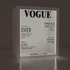 Vogue Magazine Photobooth MDF