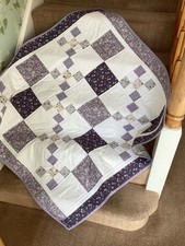 Lap Quilt..100% cotton..fully washable/dryer frienddryer friendly..44in square