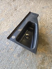 Motorhome bathroom corner sink