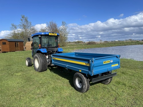 Ton tipping trailer - ton, for