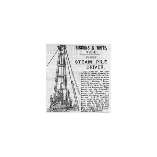 Sissons white hull steam - &, hull,