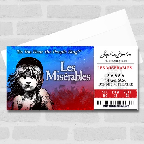 Les miserables personalised - les,