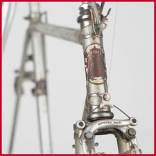 LYGIE STEEL VINTAGE OLD ROAD RACING BIKE BICYCLE AMBROSIO CHAMPION UNIVERSAL 61