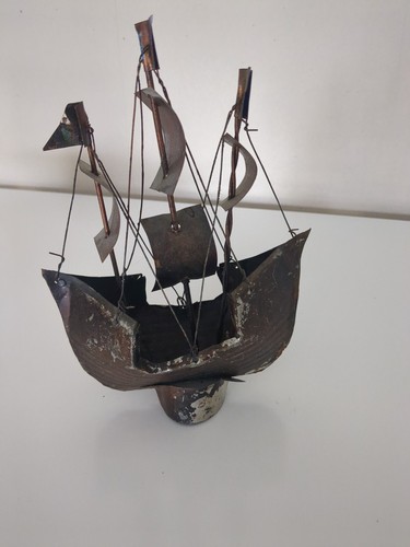 Metal hand wrought pirate - pirate, ship