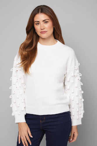 Wallis ivory jumper - jumper, womens