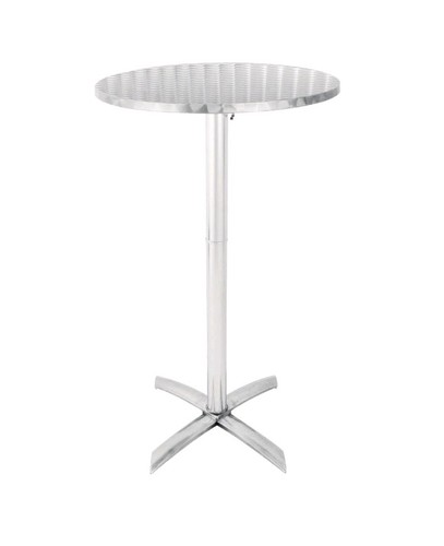 Bolero round flip top poseur - round,