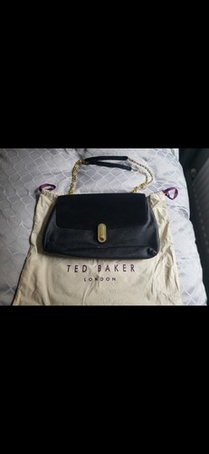 Ted baker black suede leather - ted, suede/leather