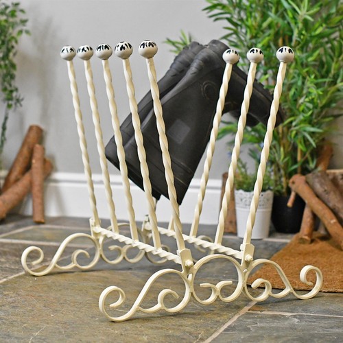 Cream boot rack pair welly - boot, 5