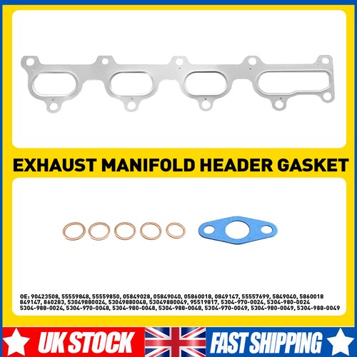 Turbo exhaust manifold - manifold, gasket