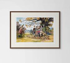 Cartoon Shooting Print. The Smooth Shoot by Norman Thelwell