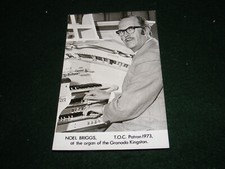 POSTCARD/PHOTOCARD KINGSTON SURREY WURLITZER ORGAN GRANADA CINEMA NOEL BRIGGS