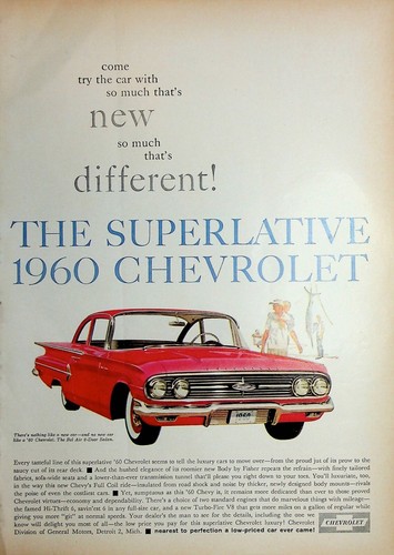 Original 1960 chevrolet - 1960, ad