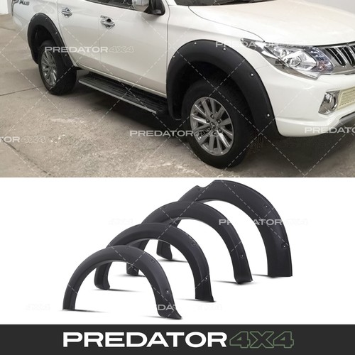 Black fender flares - wide, wheel
