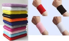 2 pcs Sports Wrist Sweatbands Tennis Squash Badminton GYM Wristband UNISEX