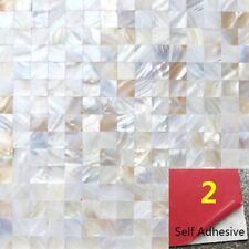 Self Adhesive DIY Shell Mosaic Kitchen Backsplash Tile Wall 30x30cm Easy Fitted*