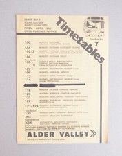 Bus Coach Timetable Alder