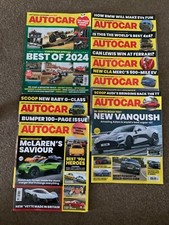 8 x AUTOCAR MAGAZINES BACK