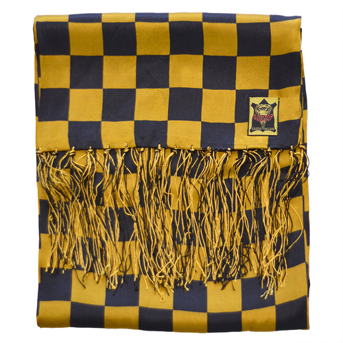 Mens 100 silk dress scarf - silk,