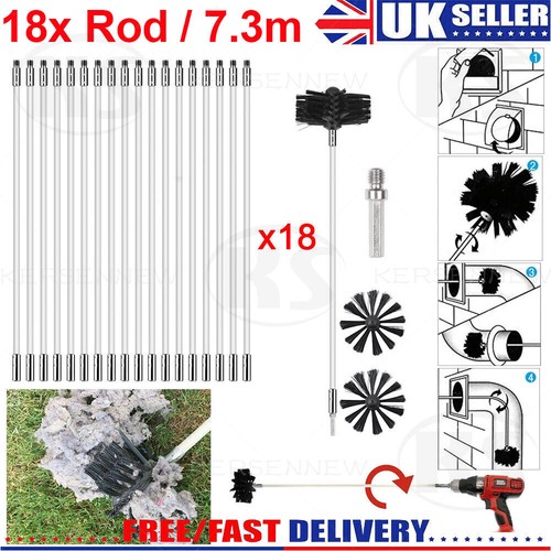 Chimney sweep set flue - chimney,