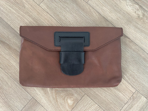 Toast leather clutch bag - clutch,