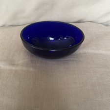 Blue Glass Dish for Trinkets