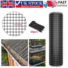 1M x 10M PVC Coated Chicken Mesh Fencing Garden Barrier Garden Plastic Net Fence