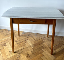 1960s Vintage Formica Kitchen Table mid century retro mcm chic boho Guildform