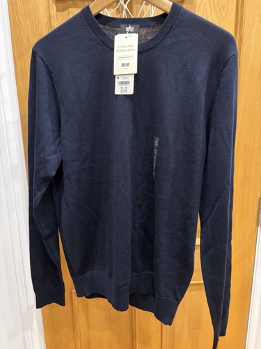 Uniqlo men merino - merino, crew