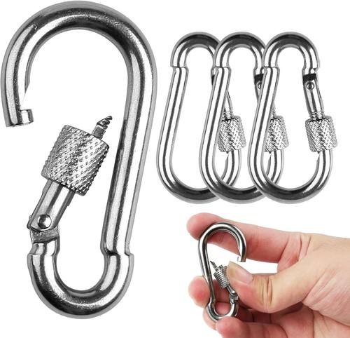 Donql 4pcs carabiner - m6, clip