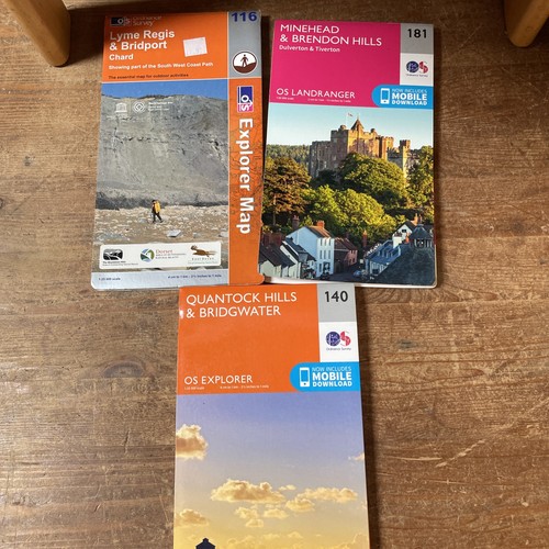 Ordnance survey maps - survey, lyme