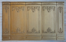 Dolls House Five Tall Ornate Panels 1 / 12th Scale