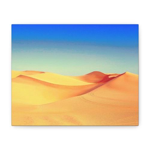 Desert sand dunes - sand, canvas