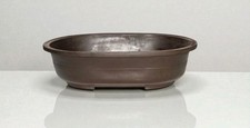 Brown Mica Bonsai Pot - Oval
